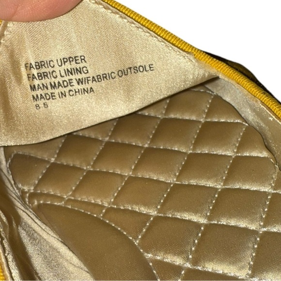 Birdies The Raven Satin Mule Marigold 8.5 - Picture 11 of 15